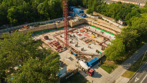 Строящийся  ЖК бизнес-класса ENITEO от девелопера Tekta group.