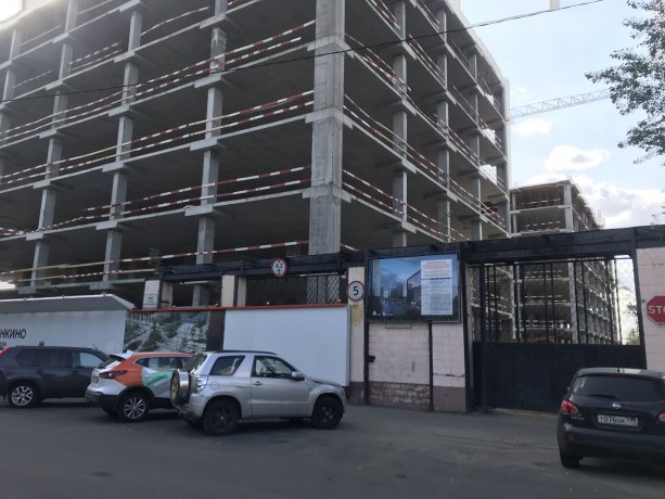 Продолжается строительство БЦ Ostankino business park.