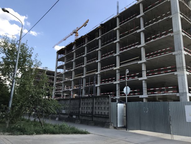 Продолжается строительство БЦ Ostankino business park.