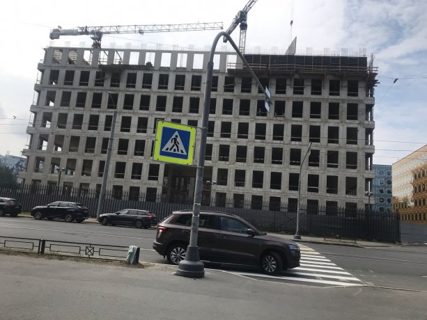 Строительство 2-ой очереди Бизнес парк Полюстрово в Санкт- Петербурге.
