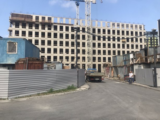 Строительство 2-ой очереди Бизнес парк Полюстрово в Санкт- Петербурге.