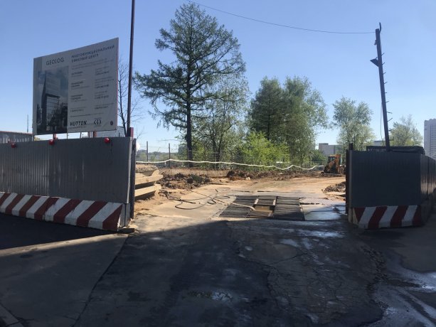 Строительство нового Бизнес-Центра GEOLOG на ул. Обручева.
