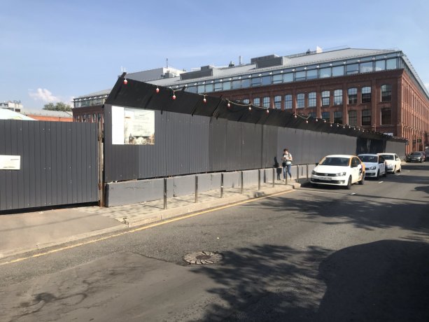 Строительство нового офисного корпуса на территории БЦ Красная Роза.