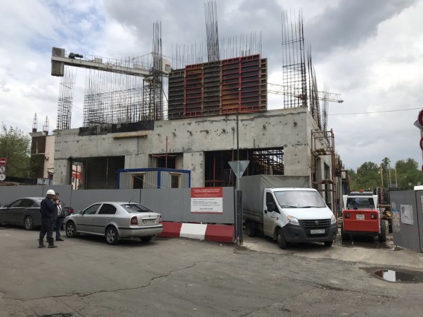 Строительство новой гостиницы в Москве по адресу Б. Полуярославский пер., вл. 18.
