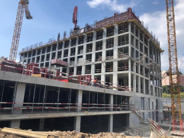 Строительство жилого комплекса Will Towers в Раменках.