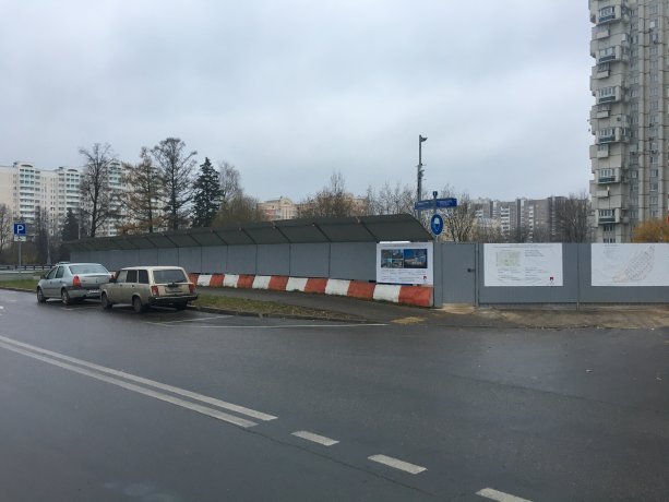 Строительство крупного спортивного центра в Зеленограде.