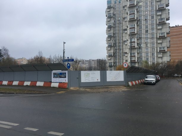 Строительство крупного спортивного центра в Зеленограде.