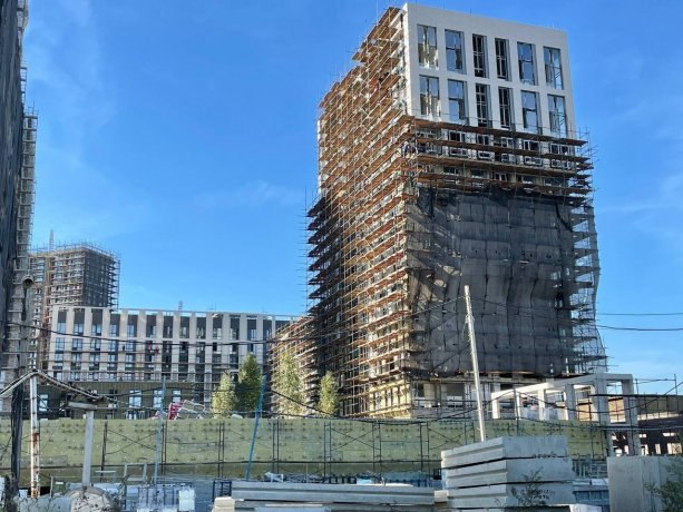 Продолжается строительство Квартала NOW комплексной застройки от Tekta Group.