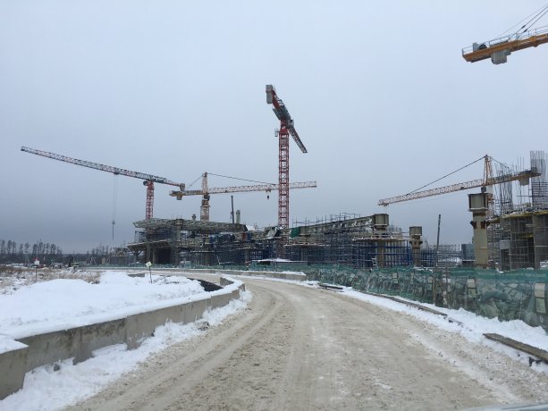 Уникальный строящийся Технопарк СберБанк в Сколково.