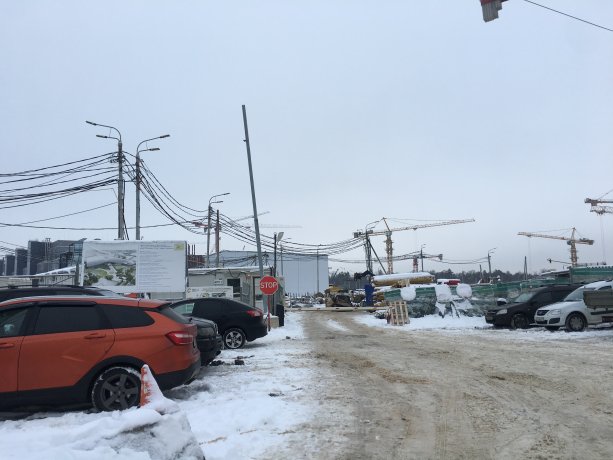 Уникальный строящийся Технопарк СберБанк в Сколково.