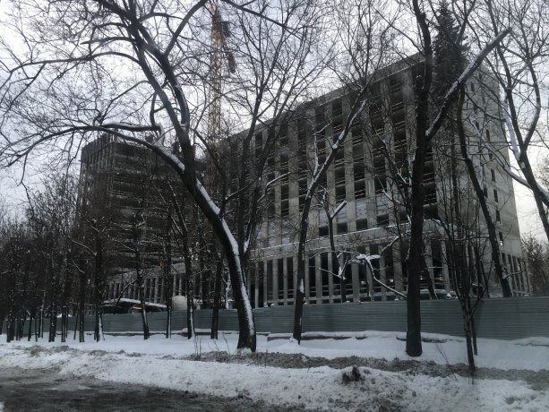Строительство гостиницы  NOVOTEL на Ленинградском шоссе вл. 63