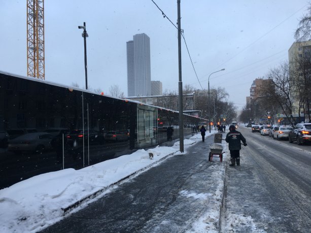Строительство высотного жилого комплекса Symphony 34.