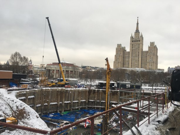 Строительство комплекса апартаментов SKY View на Дружинниковской ул. 15