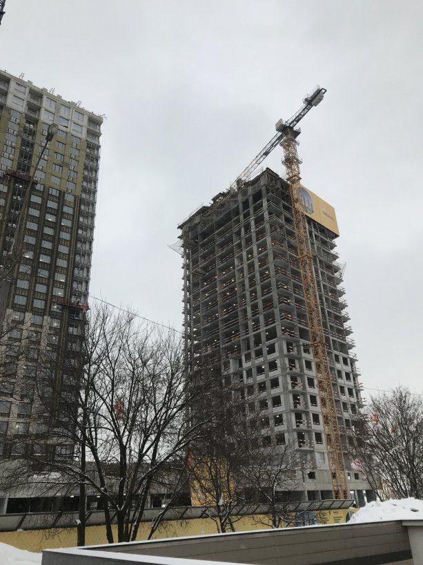 Продолжается строительство жилого квартала TopHills от девелопера ИНГРАД.