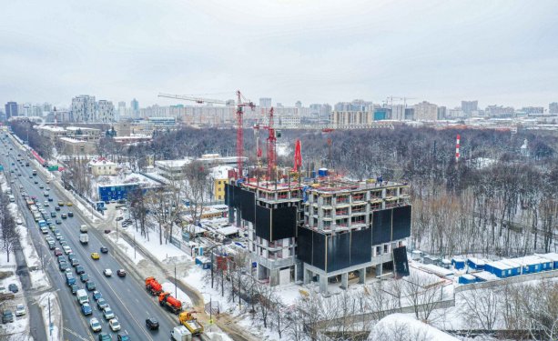Строящийся  ЖК бизнес-класса ENITEO от девелопера Tekta group.