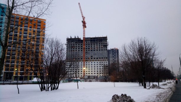 Строительство крупного ЖК
