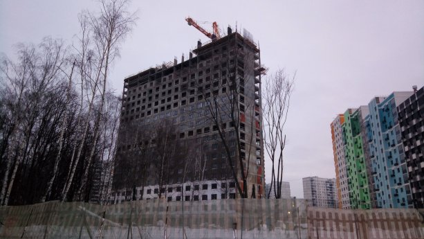 Строительство крупного ЖК