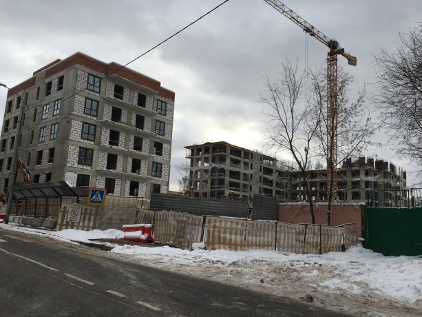 Строящийся жилой комплекс «Вдохновение» от застройщика Стройвос.