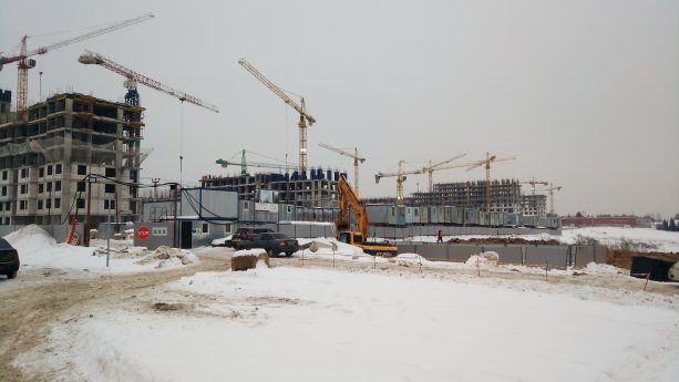 Строящийся Новые Ватутинки в деревни Десна квартал 9