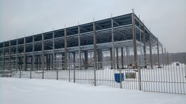 Строительства складского комплекса деревня Коледино в Подольске.
