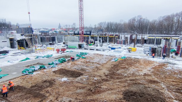 УЭЗ начал строить масштабный ЖК на 290 000 кв.м в рамках ТПУ Мневники.