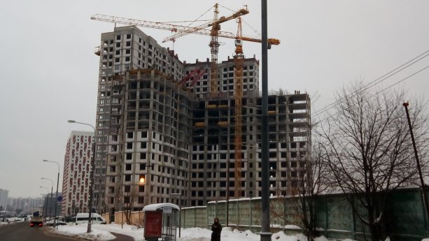 Строящийся ЖК «Городские истории» в рамках ТПУ «Рассказовка».