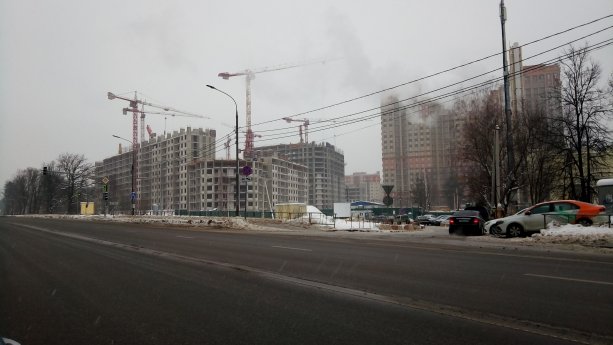 Продолжается строительство квартала Рассказово.