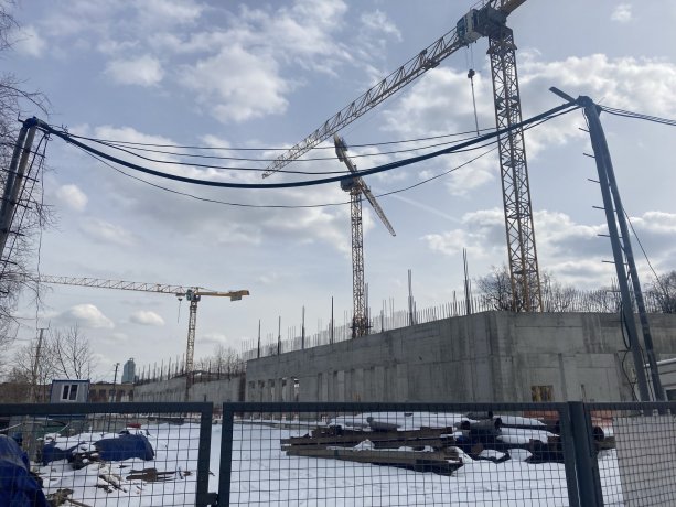 Строительство нового крупного инфекционного корпуса  в детской больнице святого Владимира.