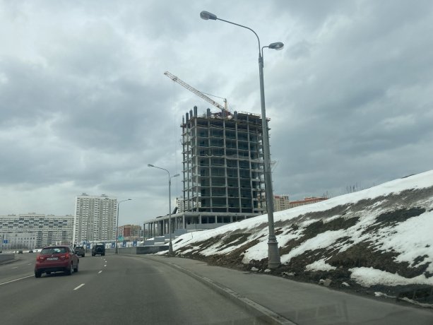Строящийся научно-технологический центр МГУ им. Ломоносова от РОСАТОМА.