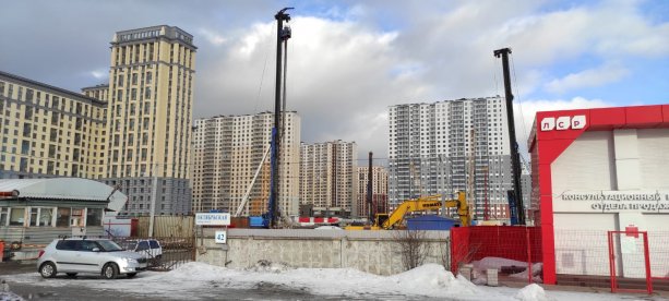 Крупный строящийся ЖК Октябрьская набережная от ЛСР.
