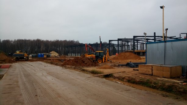 Строительство офисно-складского комплекса Amasone-Werke в Домодедово.