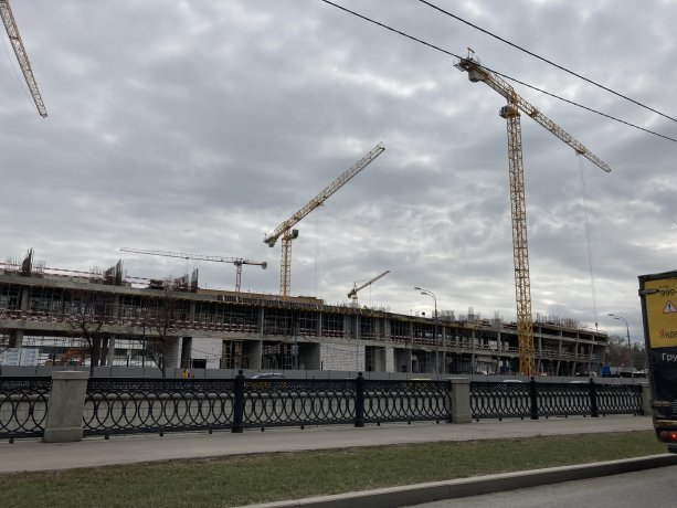 Строительство нового административного здания МГТУ имени Н.Э.Баумана.