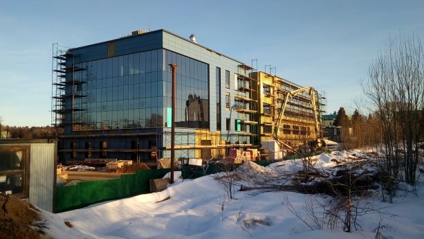 Строительство производственного комплекса НПП «Доза» в Зеленограде.