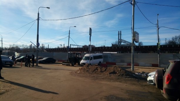 Реконструкция пассажирской платформы станции Крюково МЦД-3.