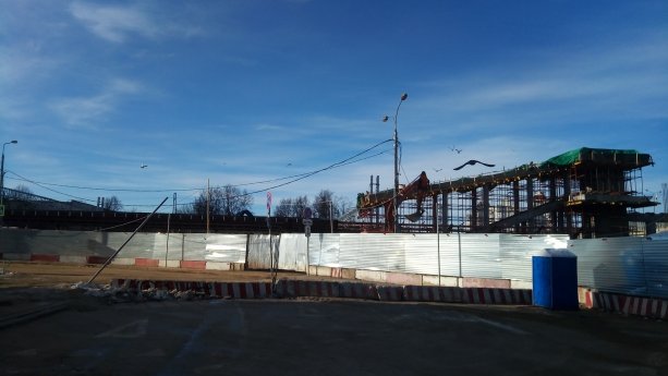 Реконструкция пассажирской платформы станции Крюково МЦД-3.