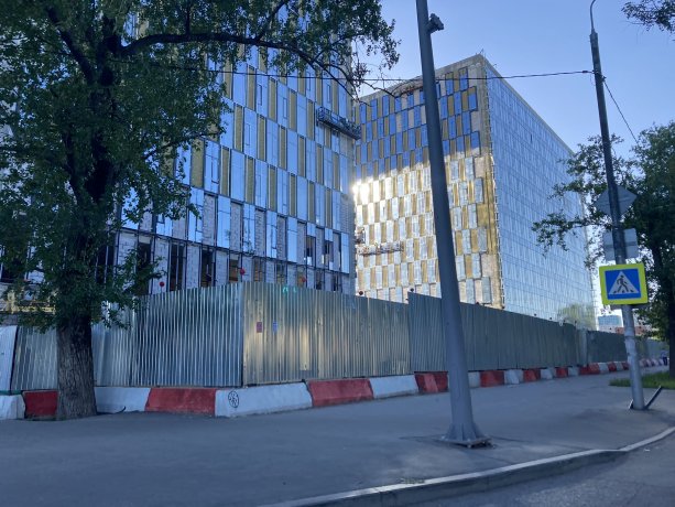 Продолжается строительство БЦ Ostankino business park.