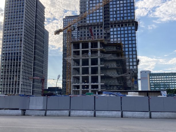 Новый строящийся корпус Prime park на Ленинградском пр. 37