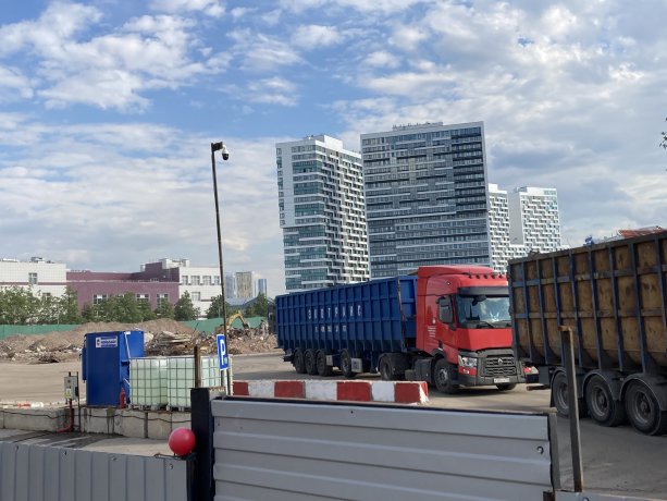 Строящийся Баскетбольный комплекс ЦСКА на Ленинградском проспекте вл. 39 стр.3 .