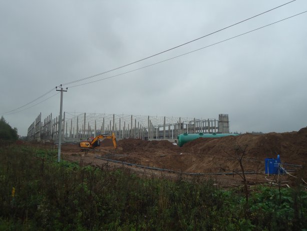 Строительство складского комплекса с офисными помещениями в Московской обл.