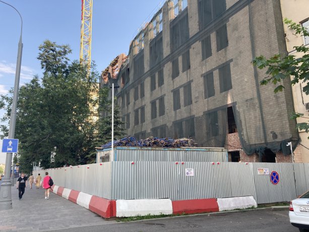 Началось строительство нового здания под офисные нужды Мосгоргеотрест.