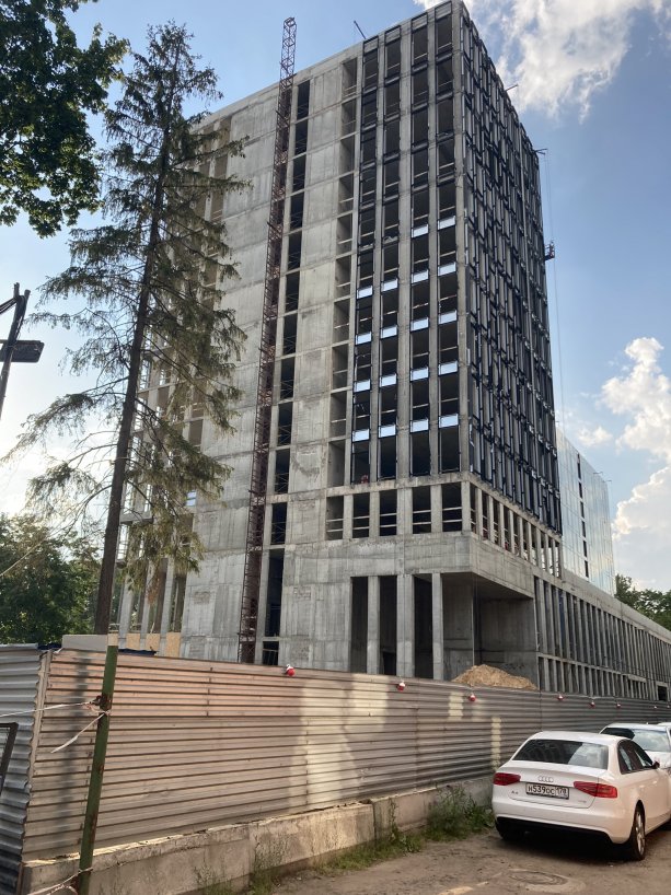 Строительство гостиницы  NOVOTEL на Ленинградском шоссе вл. 63
