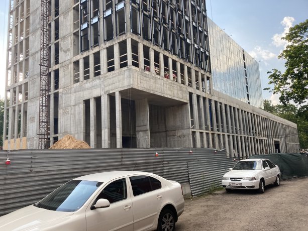 Строительство гостиницы  NOVOTEL на Ленинградском шоссе вл. 63