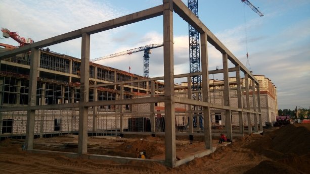 Строительство самой большой школы в Московской обл.