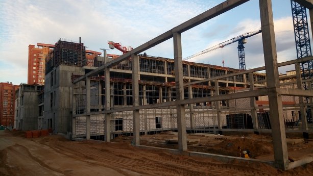 Строительство самой большой школы в Московской обл.