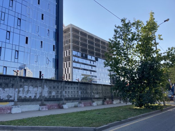 Продолжается строительство БЦ Ostankino business park.