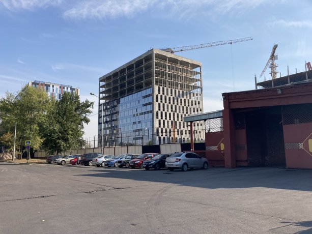 Продолжается строительство БЦ Ostankino business park.