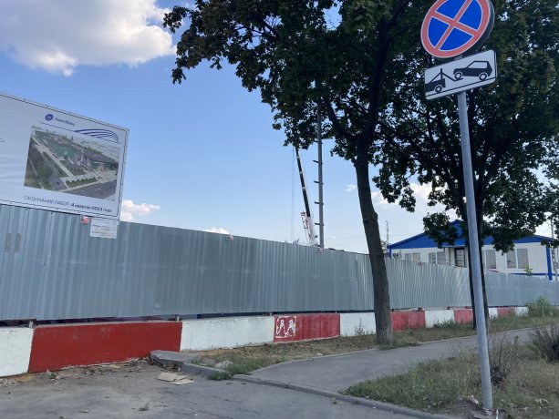 Строящийся торговый центр Кузьминки Молл  Зеленодольская улица, вл. 42
