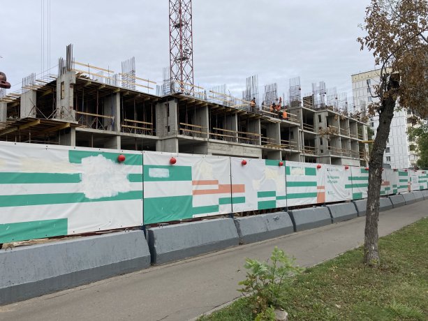 Крупный строящийся ЖК в рамках реновации на 346 квартир.