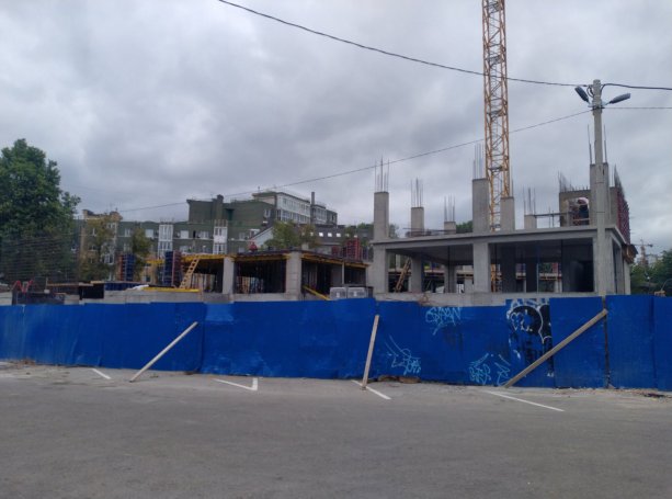 ​Новый строящийся бизнес-центр в Нижнем-Новгороде.