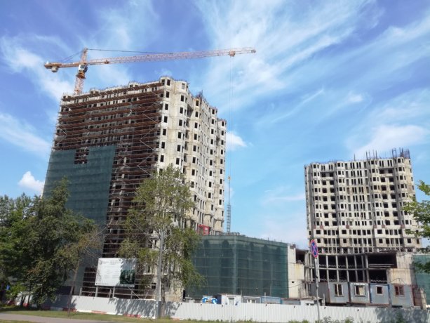 Флэт и К активно достраивает ЖК Академ Палас в Москве.